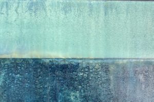 Horizon 19, mixed media on ceramic tile 30cm x 60cm SOLD