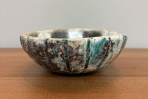 Raku vessel (H 5cm x Ø 14cm)